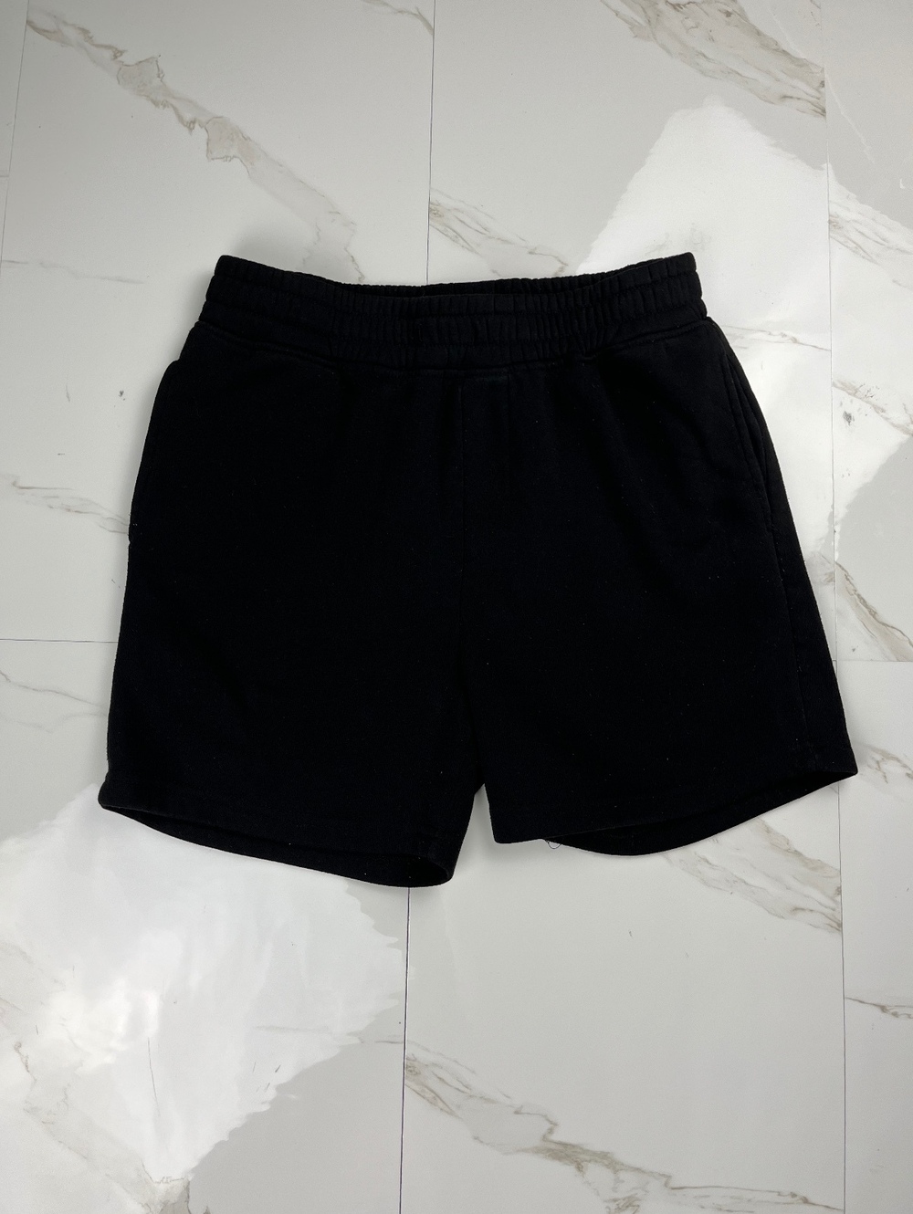 Brooklyn Black Shorts Size M Casual Cotton Elastic Waist